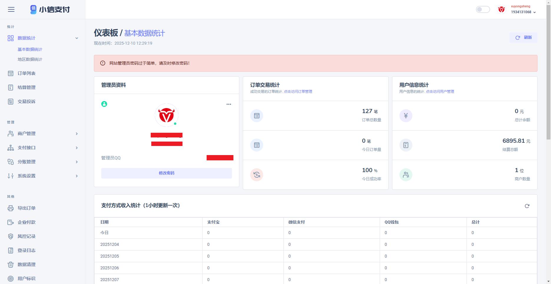 【牛角网二开】彩虹易支付前后端模板5.0含整站源码5